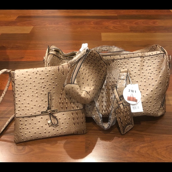 le miel ostrich handbags